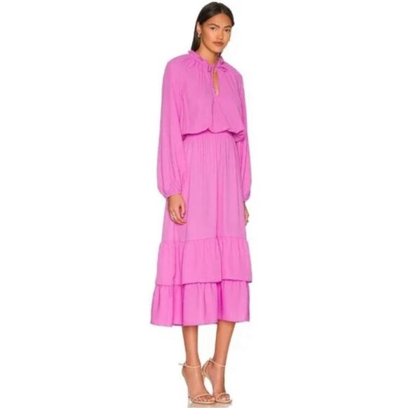 Show Me Your MuMu Dresses & Skirts - Show Me Your Mumu Revolve Cait Ruffle Midi Dress